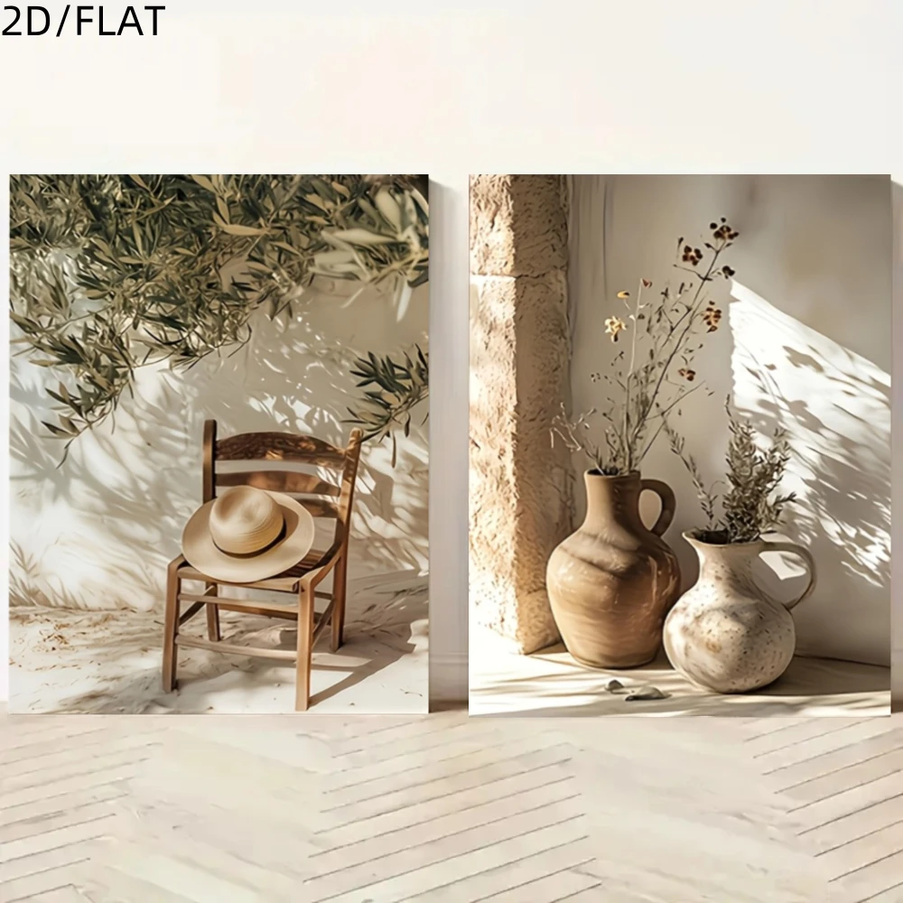 Modern Abstract Vase Sunlight Canvas Painting Nordic Still Life Wall Art Poster Living Room Home Wall Decor