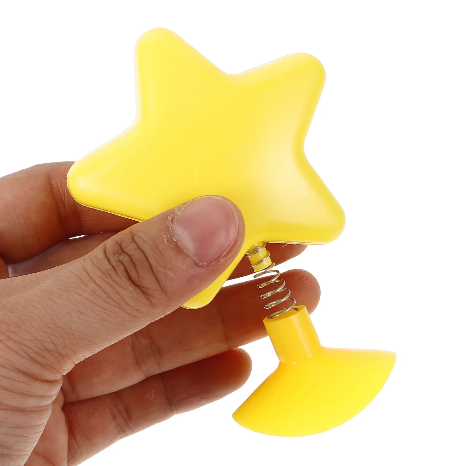 

8pcs Decoration Star-Shaped Yellow Wobble Topper For Bike Motorcycle Snowboard Helmets Spring Mount Decor Adult