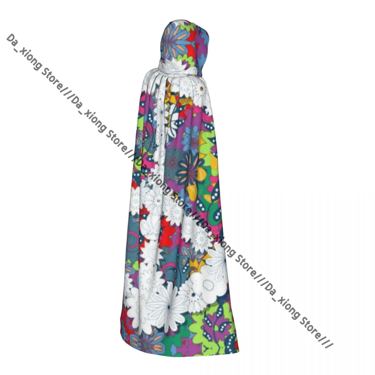 للجنسين هالوين عباءة علامة السلام كيب مقنعين القرون الوسطى زي الساحرة ويكا مصاص دماء #2