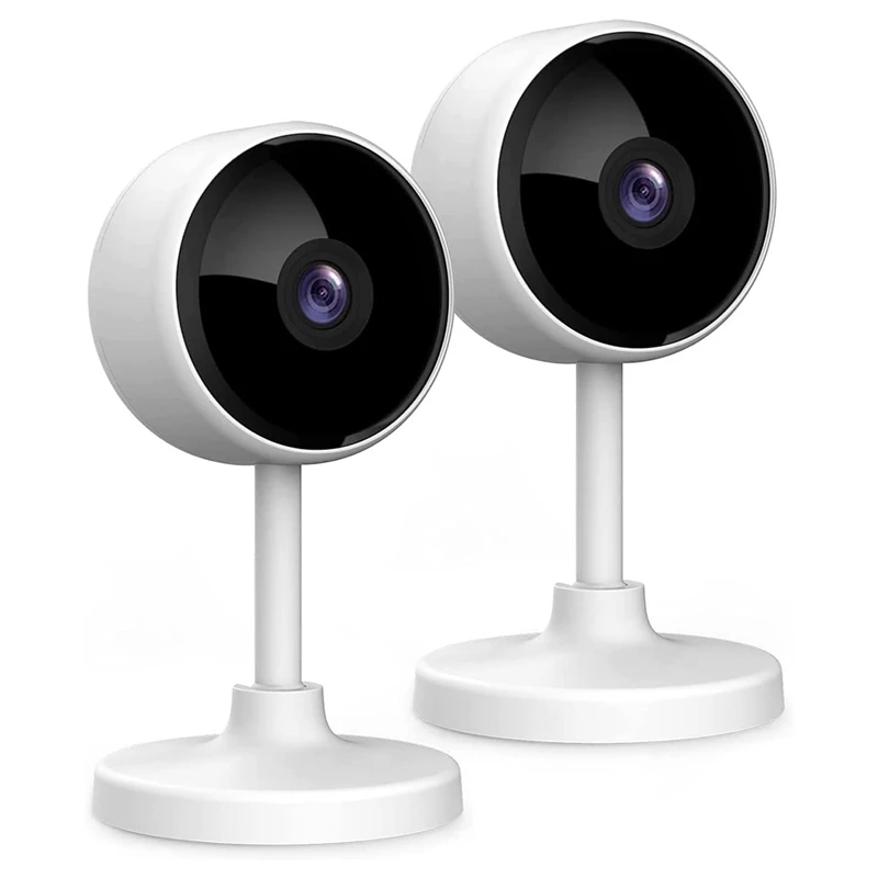 

1080P Baby Monitor Camera With Phone App, Wifi IP Camera With Night Vision, 2-Way Audio, 2 Pack