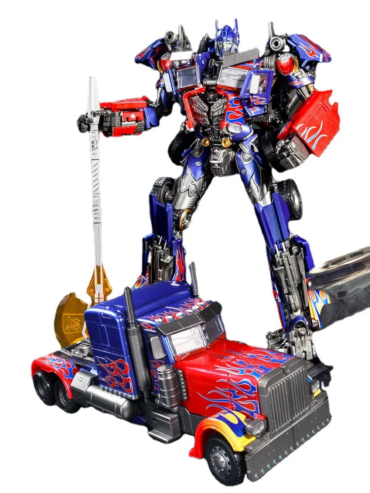 Transformers Optimus Prime 30CM LS03F LS03 aleación modelo hecho a mano colección clásica juguete regalo