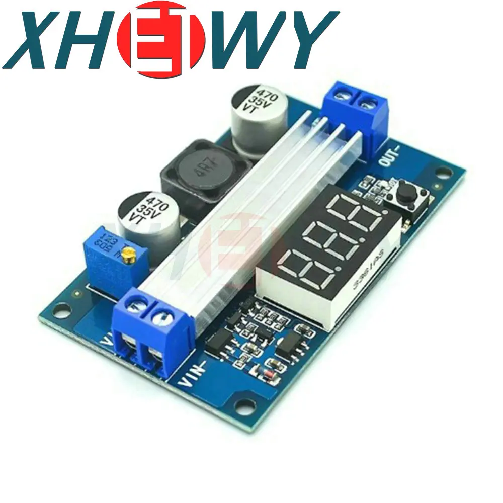 DC LTC1871 High-power 100W adjustable output 3.5~35v Digital display boost power supply module