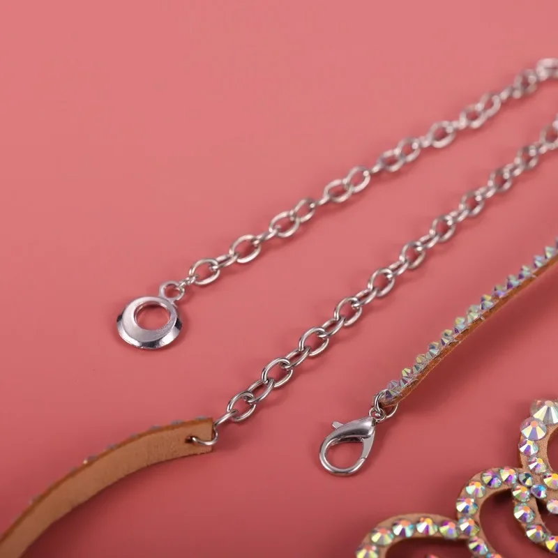 Customized Belly Dance Belt Waist Chain Oriental Dance Türkiye Belt Color Diamond Chain Accessories Female Rhinestone Waist