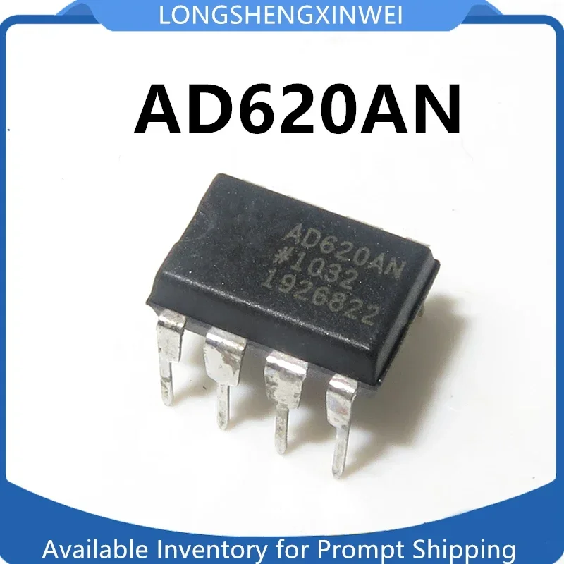 1PCS AD620AN  AD620ANZ New Low Drift/low Power Instrumentation Amplifier Direct Plug DIP8