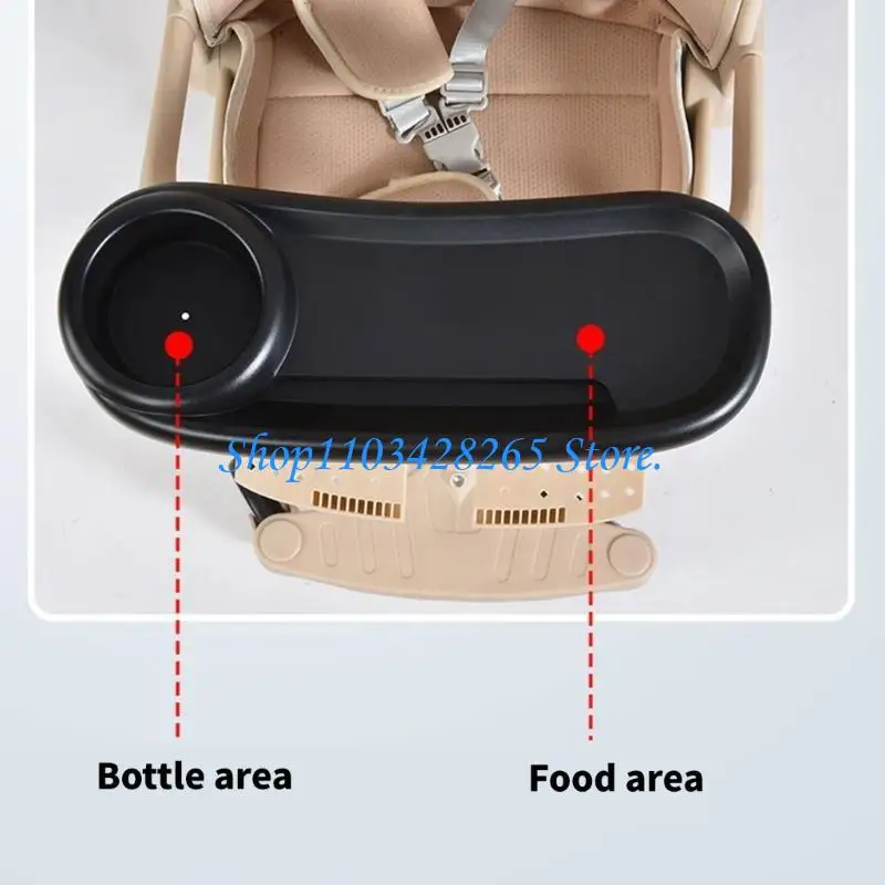 

G2TE Infant Strollers Accessory Tray Plate Adjustable Holder Clamp for Playkids Maruya Armrest Equipped Strollers