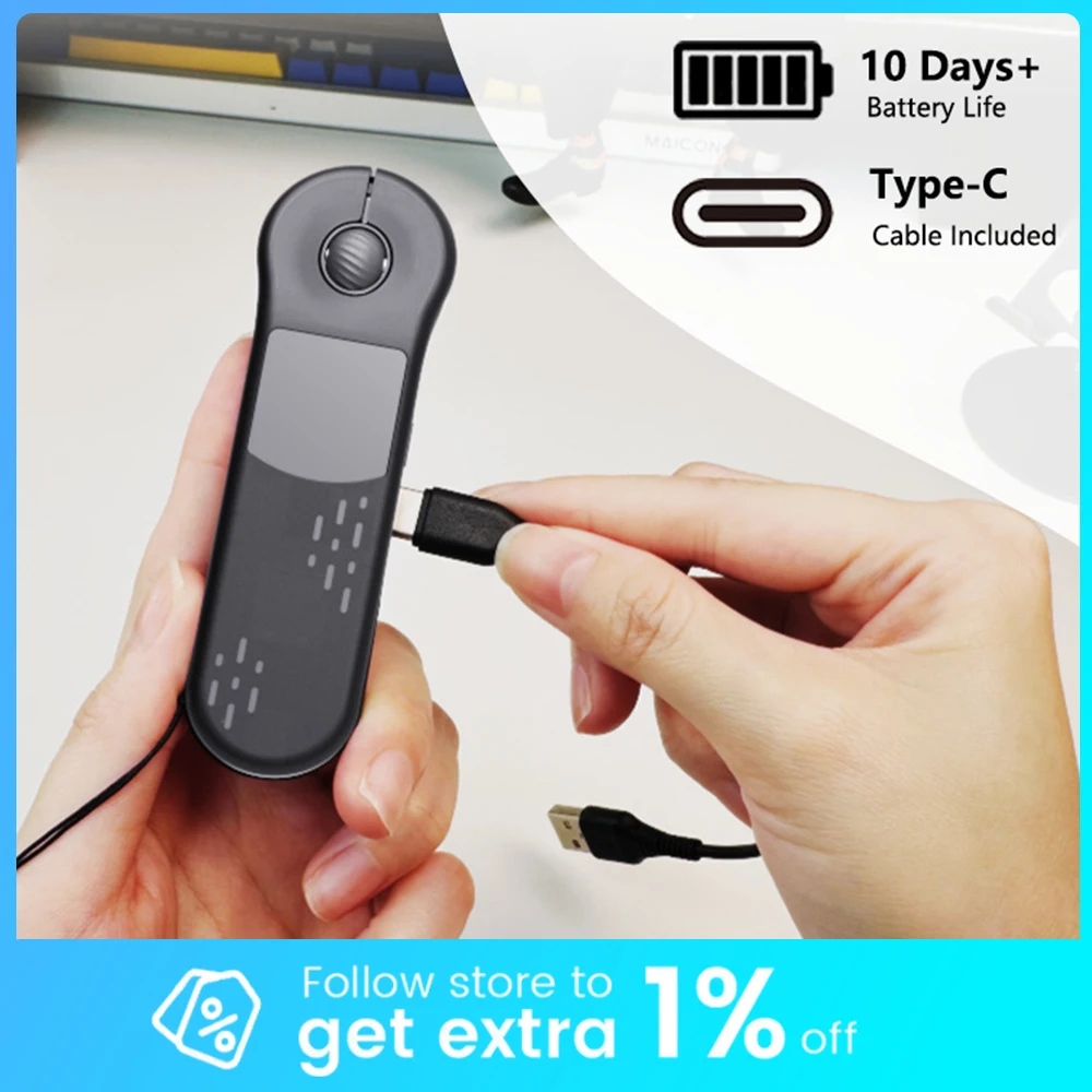 

D13pro Ring Mouse Wireless Bluetooth Mouse Remote Control TikTok Short Video PPT Page Turning Controller Mobile Phone Tablet