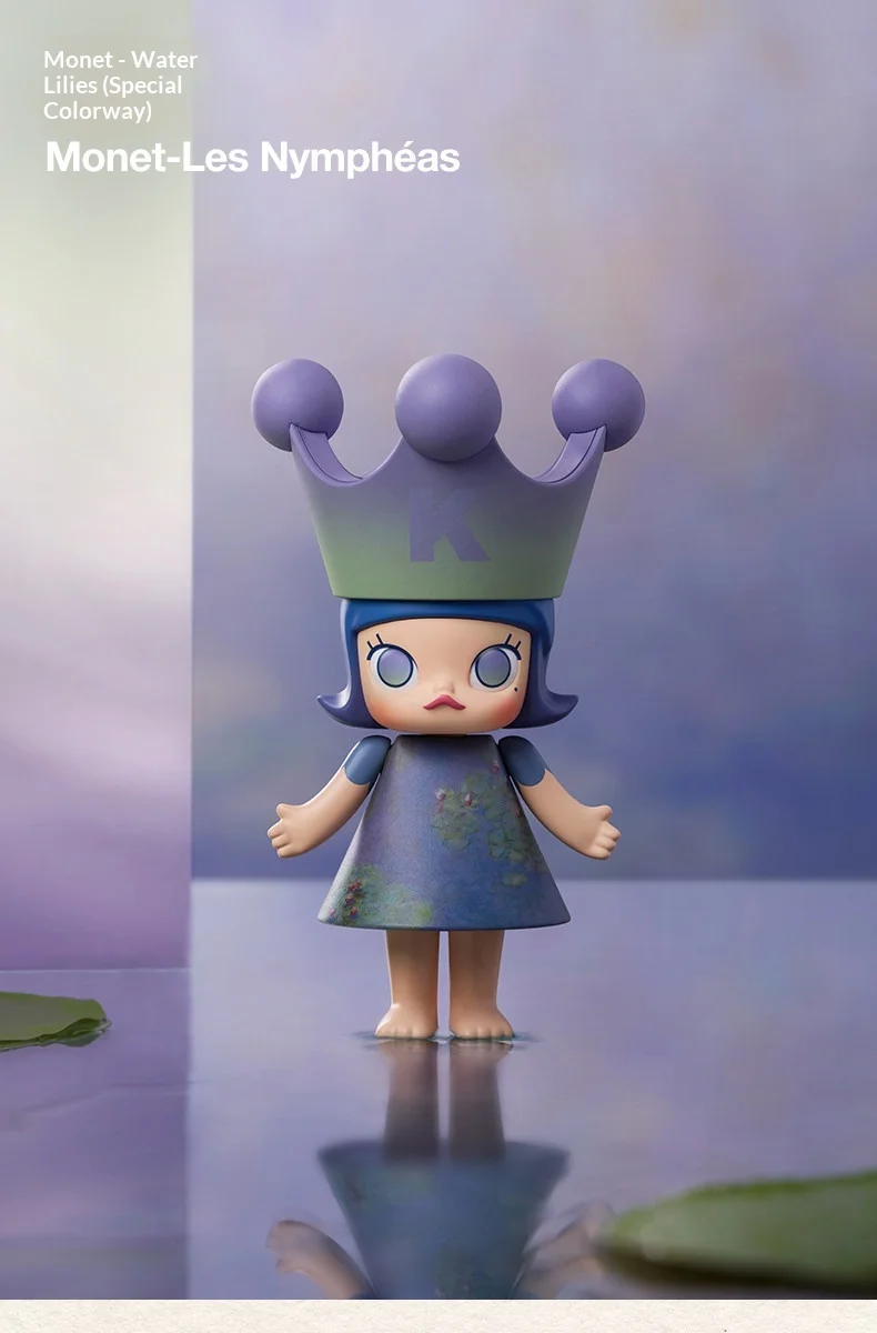 Original PopMart MEGA Royal Molly 100% Jubiläums-Blindbox Sammlerstück Kunstspielzeug Schreibtischdekoration Geschenk für Erwachsene Sammler – Detail 8