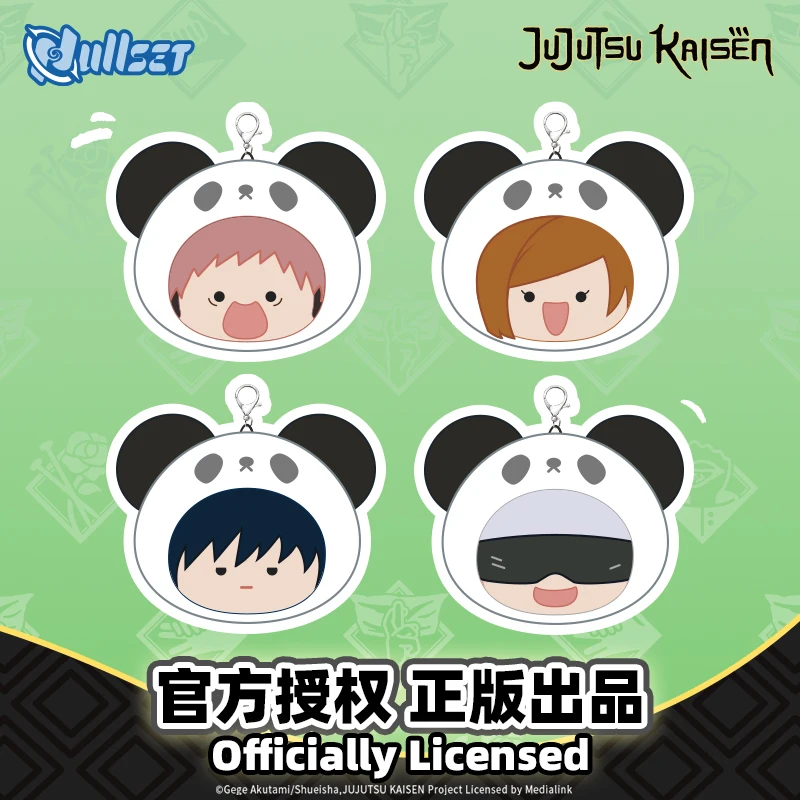 

Anime Peripheral Cotton Doll Toys COS Jujutsu Kaisen Yuuji Gojou Fushiguro Kugisaki Cartoon Panda Coin Purse Plush Pendant Gifts