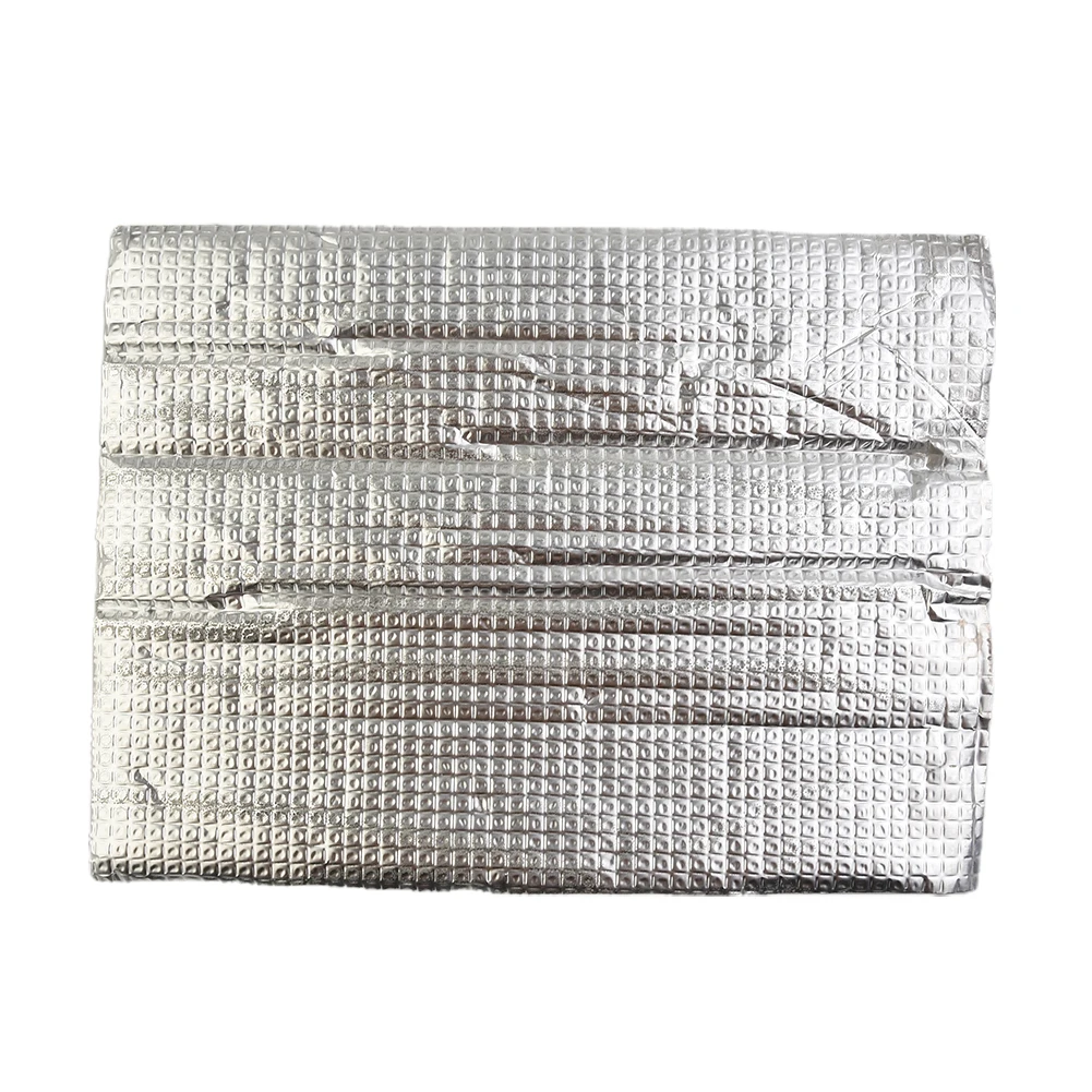 Sound Deadening Mat 10 Sheets 5mm Thick with Fireproof Aluminium Layer for Automotive Noise and Vibration Reduction