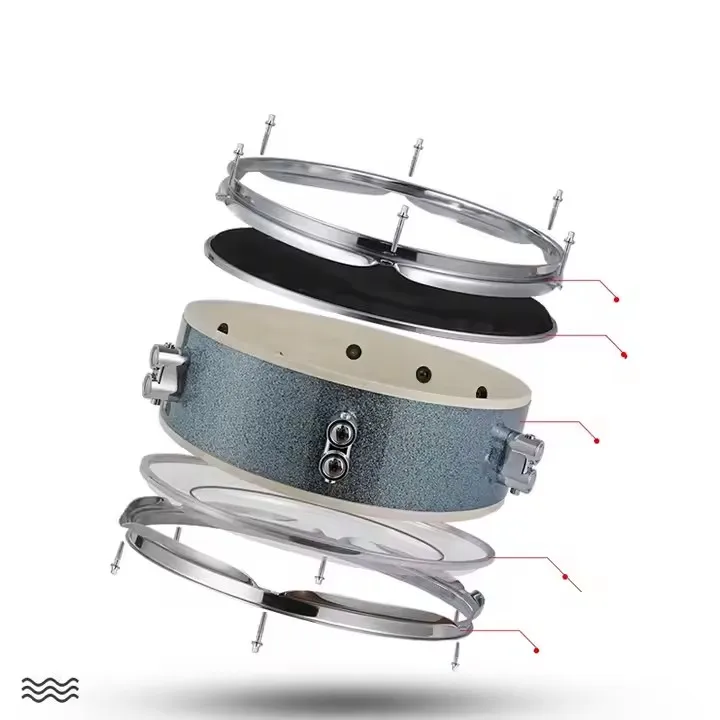 OEM Professional Double-sided Mute 3 Drum 5 Drum Cymbal Jazz Drum Set Original Sound for Adults Beginner