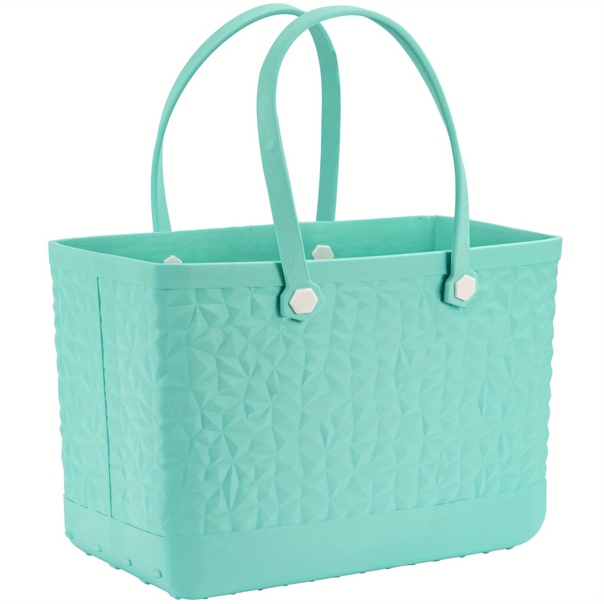 

Резиновая пляжная сумка EVA, водонепроницаемая прочная сумка-тоут для пляжа, спорта, бассейна, Современная резиновая сумка-тоут