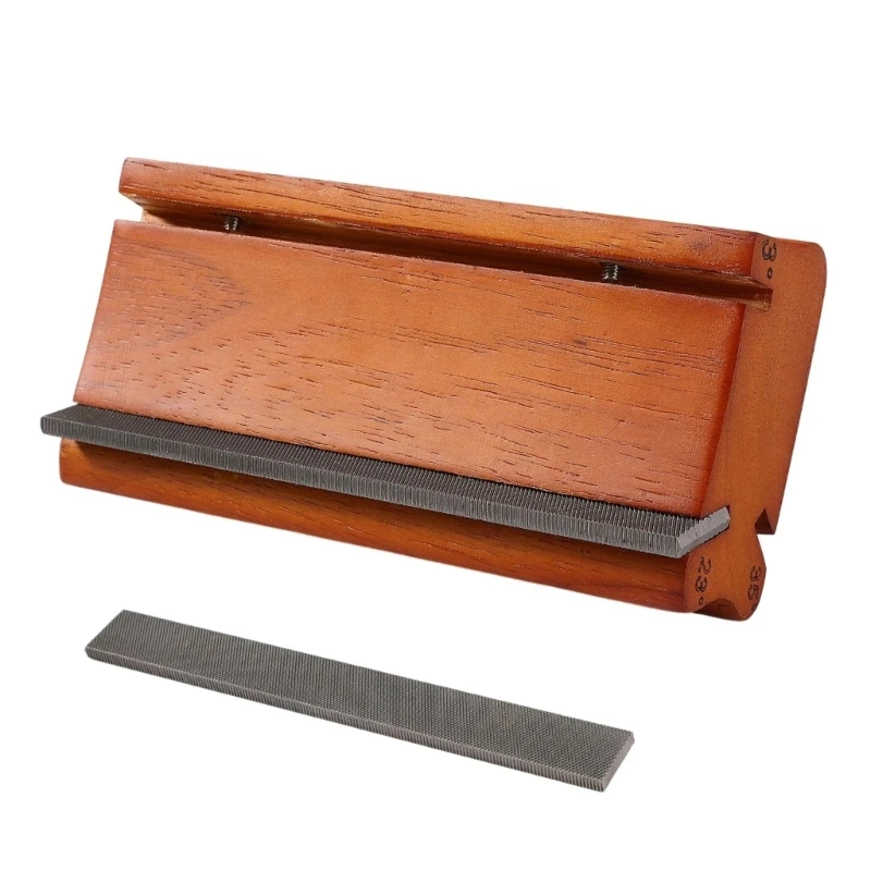 Fret File Set 3/23/35 Degree High Precisions Fretwork File for Guitar Maintenance and Professional Fretboard Refinements