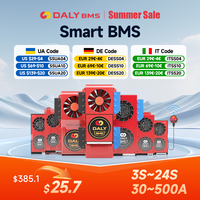 Daly Smart BMS Li-ion 7S LiFePo4 4S APP BMS 8S 24V Lifepo4 BMS 16S 48V Parallel Bluetooth Solar Energy Inverter Power Bank