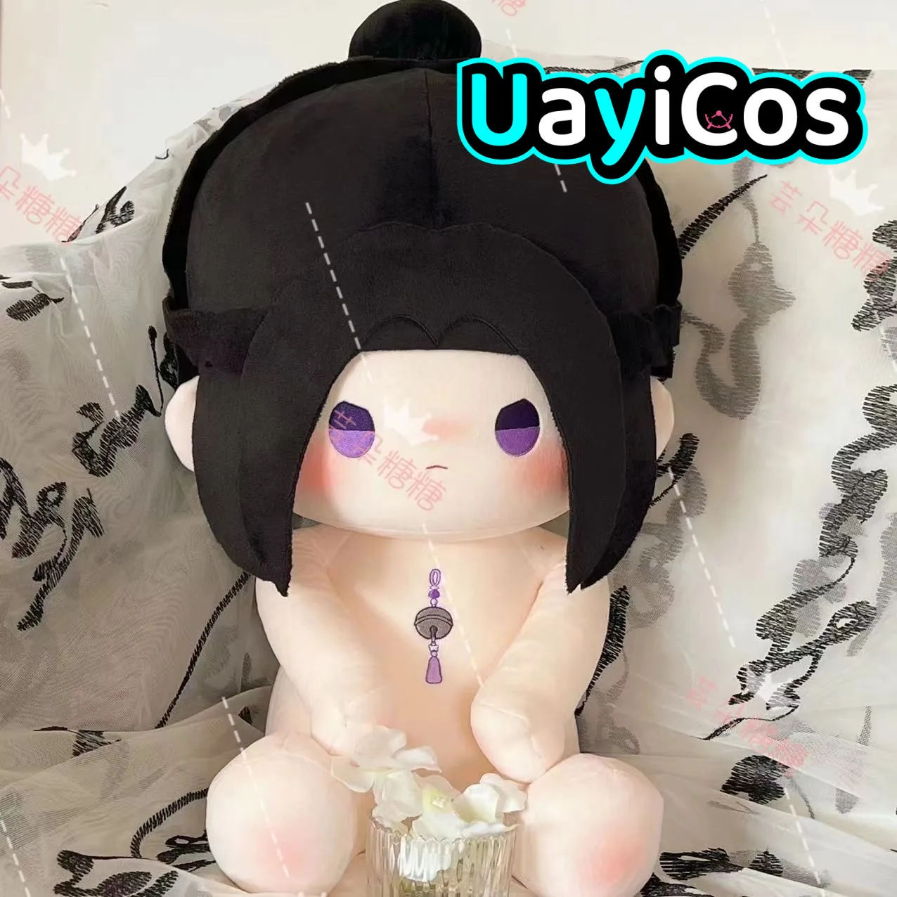 Anime Grandmaster of Demonic Cultivation Jiang Cheng  Stuffed 40cm Soft Plushies Plush Pillow Cotton Doll Anime Figure Toy For K