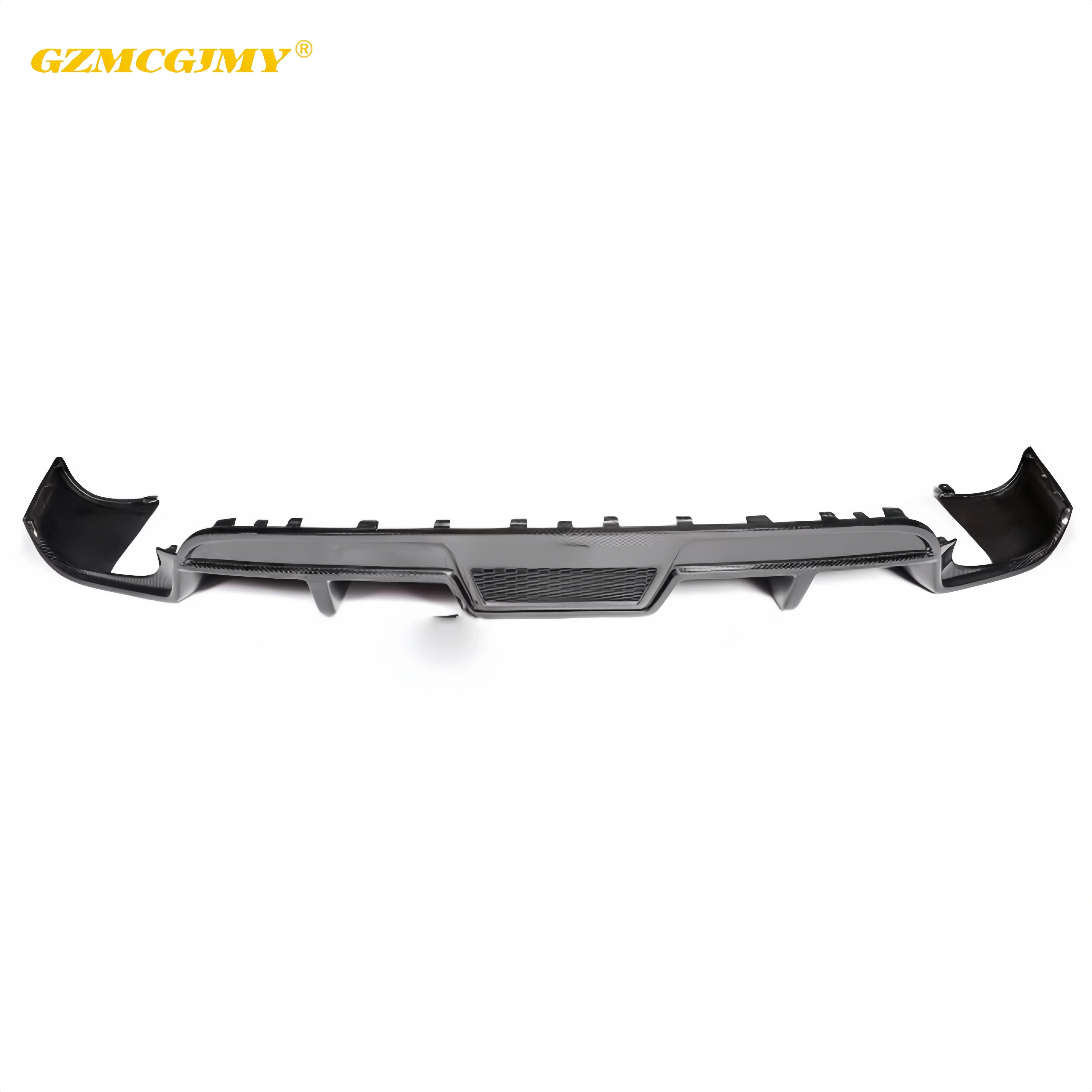 15-17 Paraurti per auto in fibra di granchio di alta qualità per Porsche Cayenne Fibra di carbonio 3.0T 3.6T 4.8T Labbra posteriori