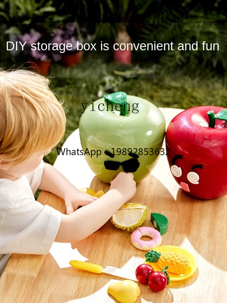 ZZ Fruit Cut Toy Baby Vegetable Cutting Apple Children Play House Kitchen Suit Vegetable Cutting Gift