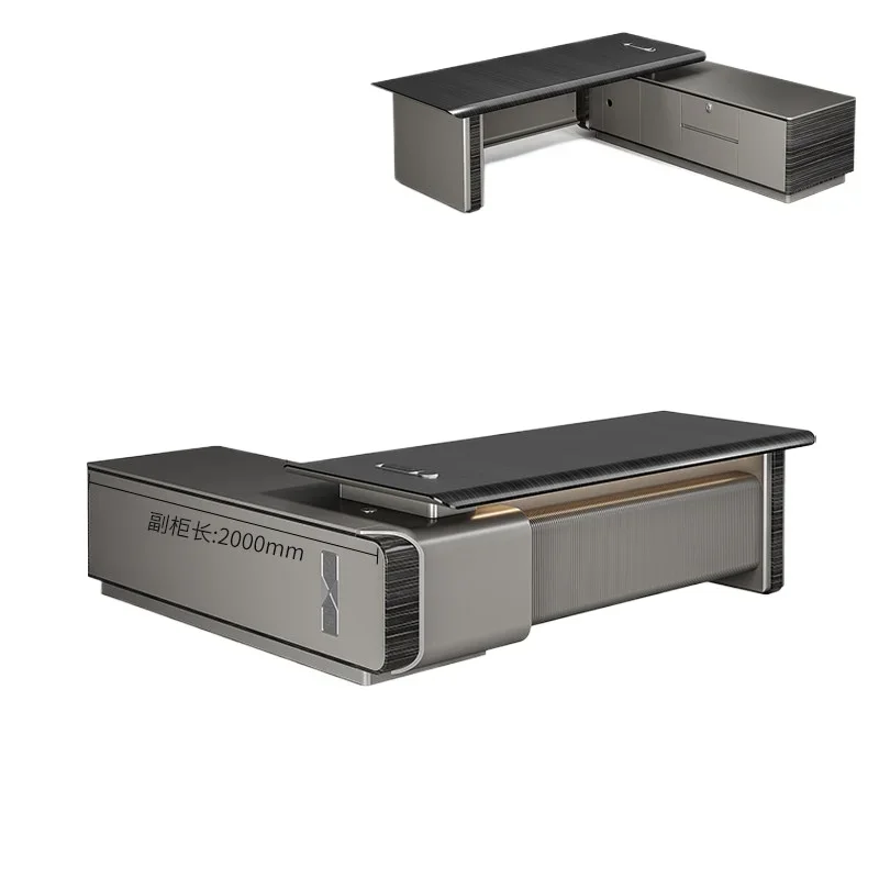 CX simple modern high-end atmosphere President's table Chairperson's office table and chair combination