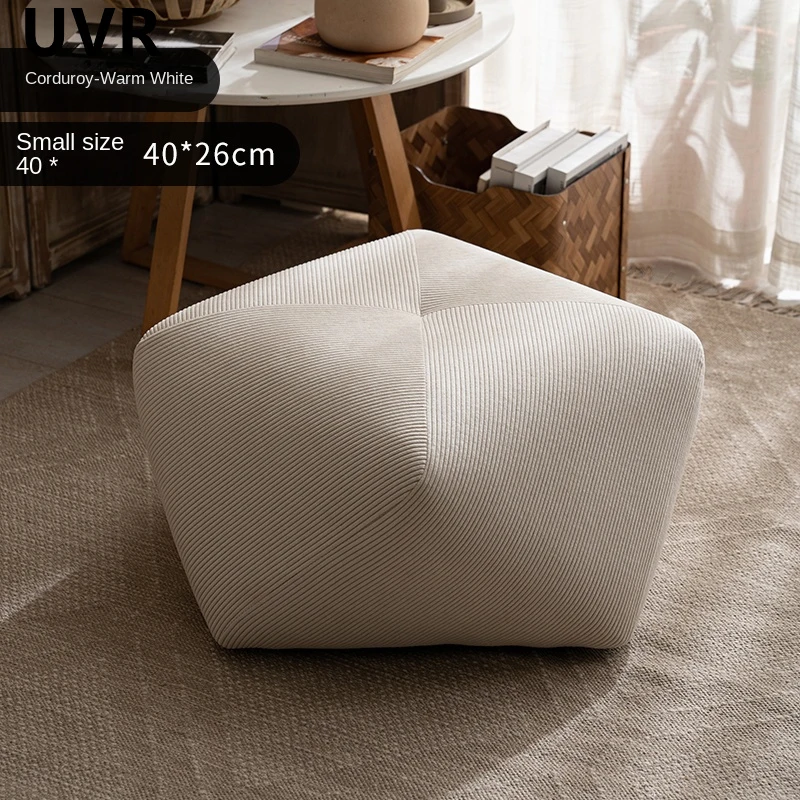 

UVR Light Luxury Footstool Living Room Sofa Coffee Table Footrest Chair Doorway Entrance Stool Household Shoe Changing Stool