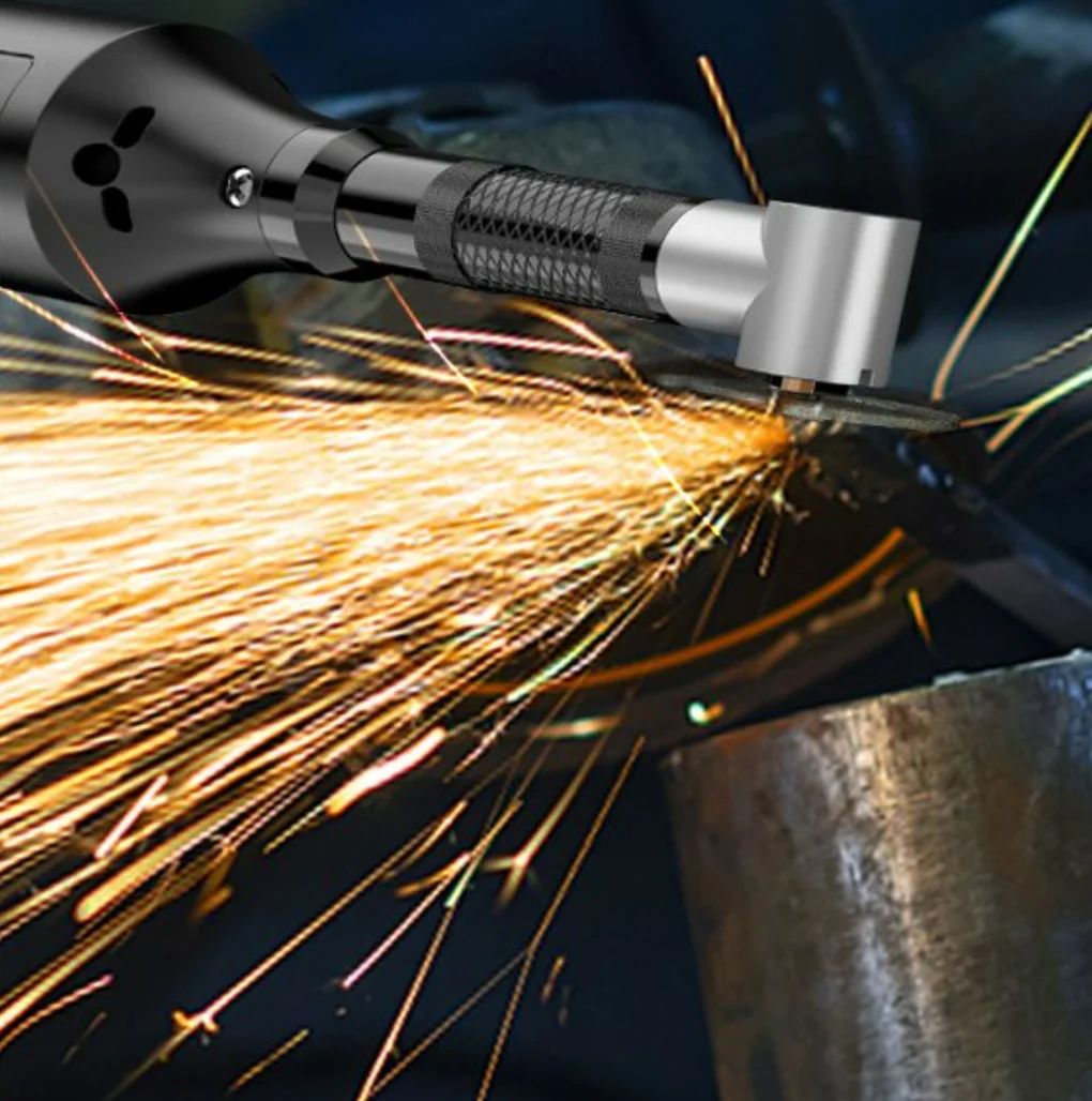 

90° Electric Elbow Grinding Machine Jewelry Dental Wood Die Polisher Ceramic Tile Cleaning Tool for Precision Work