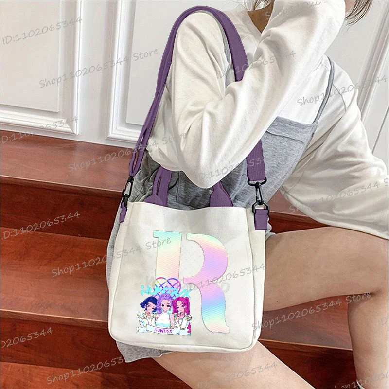 

Fashionable Movie K-Pop Demon Hunters Creativity Letter Korean Shoulder Bag Versatile Popular Anime Kpop Crossbody Bag Girl Boy