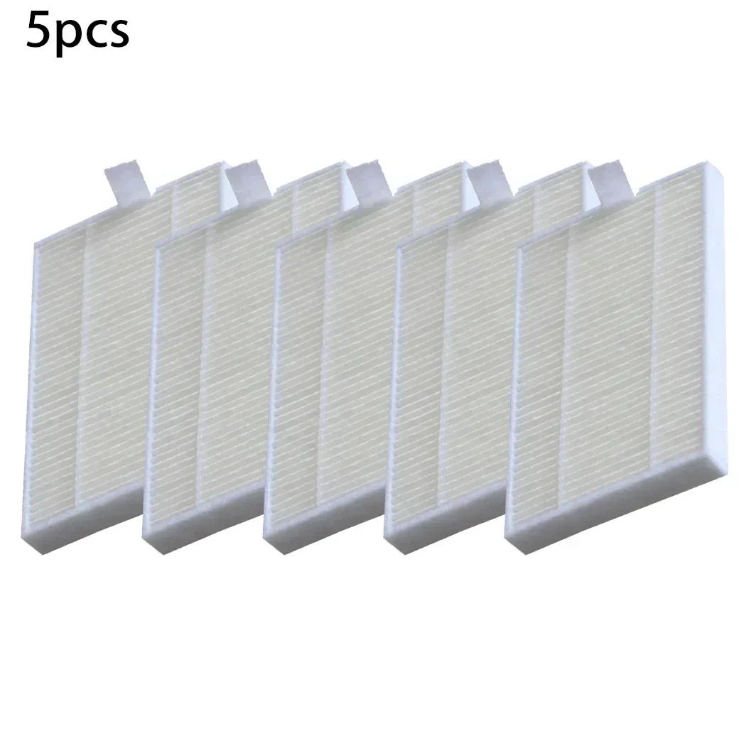 5pcs/Lot Filter Element For ABIR X6 X8 Robot Vacuum Cleaner Spare Parts Household Cleaning Replacement Accessories