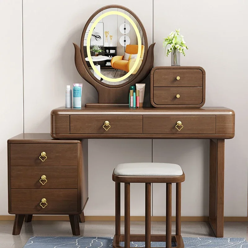 

Cheap Makeup Toilet Chair Vintage Dresser Clothes Room Comfortable Furniture Chest Closet Vanity Tocador Bedrooms Furniture