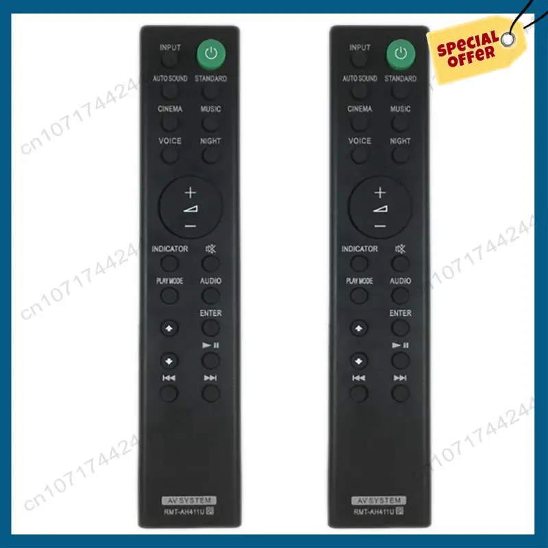-A15I 2X RMT-AH411U Replacement Remote Control For Sony Soundbar HT-S100F HT-SF150