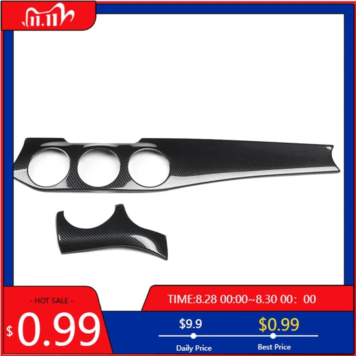 

Внутренние наклейки, 2 шт., приборная панель, центральная консоль, розетка для кондиционера, декоративная полоса для Mercedes Benz GLA X156 CLA C117 2013-2