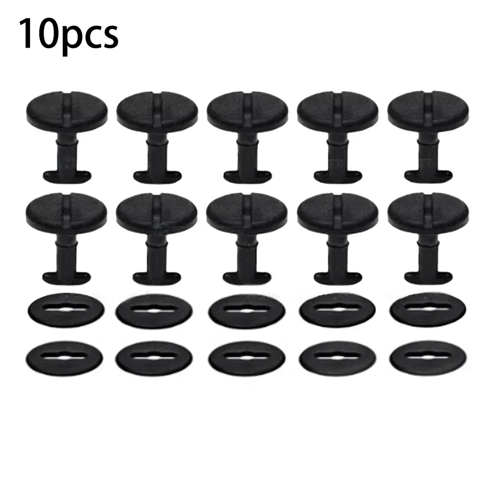 

10pcs Car Floor Carpet Mat Clips For BMW E36 E46 E38 E39 Series Twist Lock With Washers Replacement Fasteners Clip