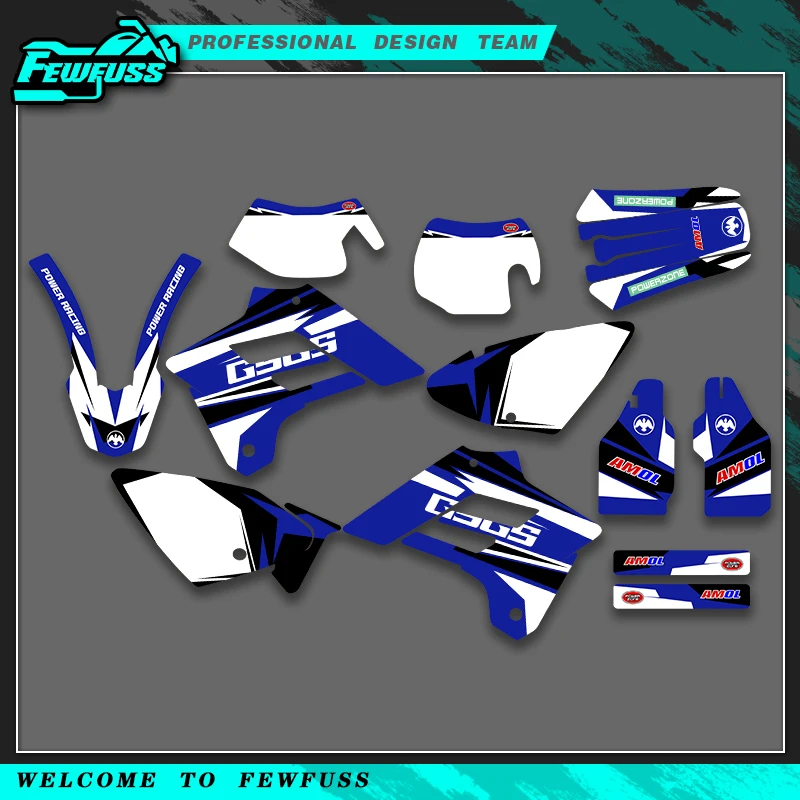 

Мотоциклетные графические наклейки Fewfuss, наклейки для GAS GAS GasGas EC 125 250 300 450 2002 2003 2004 2005 2006, номер имени на заказ