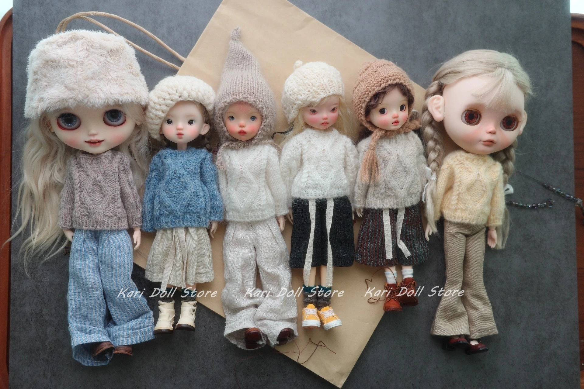 

Kari Doll Clothes and skirts 2026 White worm Sweater Set for Landazz Landoudou ob24 ob22Doll