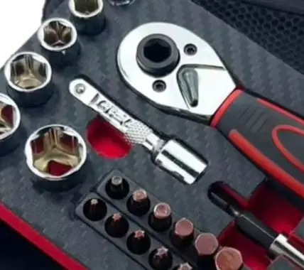 1/4 Drive Ratchet Wrench Set 29Pcs Socket Screwdriver Bits High Carbon Steel For Auto Repair Machinery Household Hand Tools