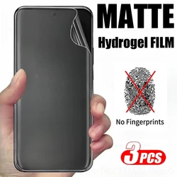 3PCS Matte Hydrogel Film for Xiaomi Mi 14 13 Ultra 12 11 Pro 12X 11 10 12T 11T Screen Protector for Xiaomi Mi 10T 9SE 9T A3 12S
