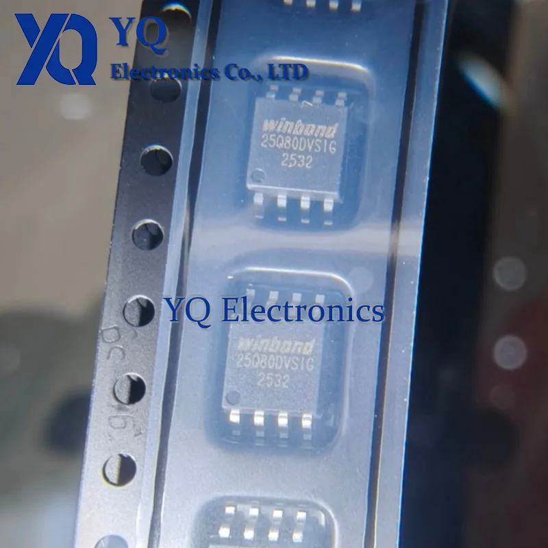 10PCS/lot New OriginaI W25Q80DVSSIG 25Q80DVSIG SOP-8 FLASH SPI Memory Chip