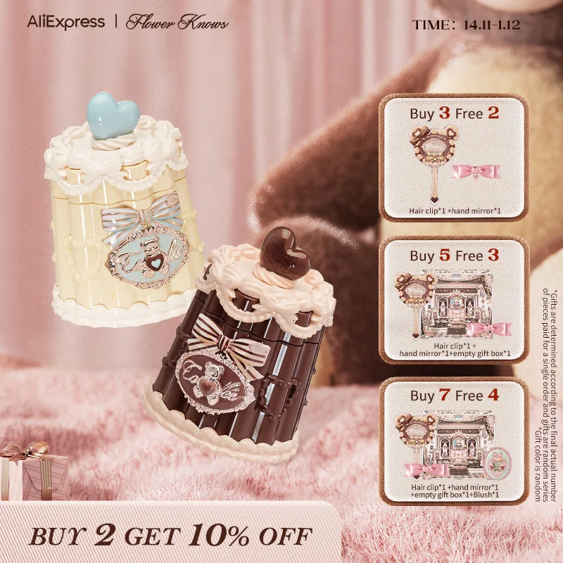 

[NEW] Flower Knows The Sweetie Bear Collection Coating Lip Jelly