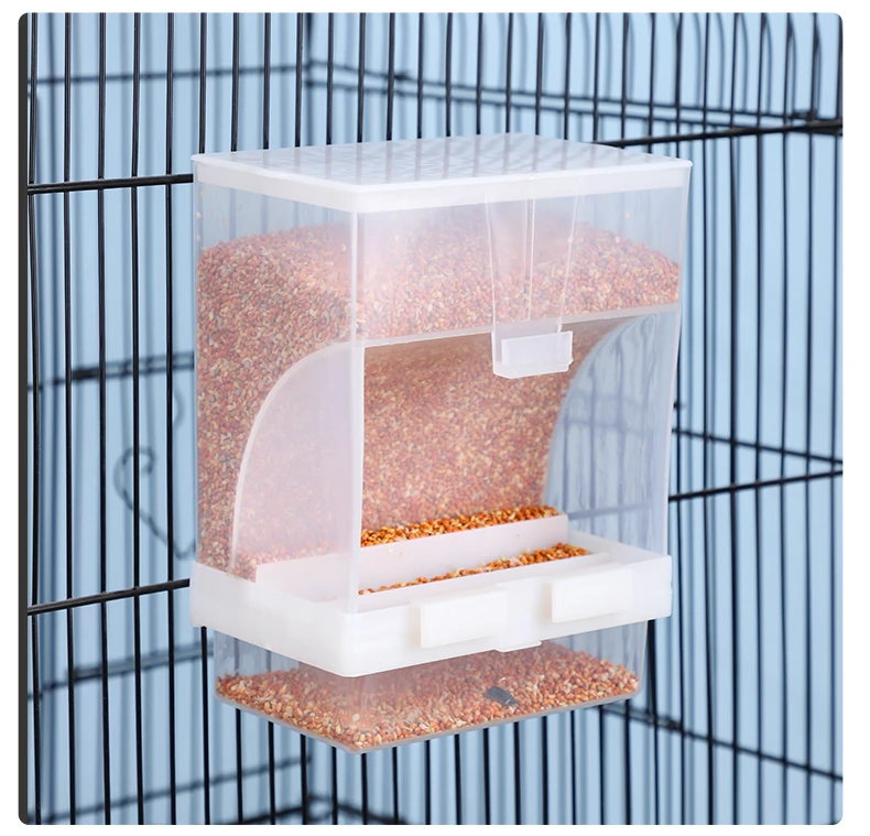 

Parrot Automatic Blanking Anti-sprinkling and Anti-splash Bird Feeder Xuanfeng Food Bowl Chaff Separation and Anti-splashing