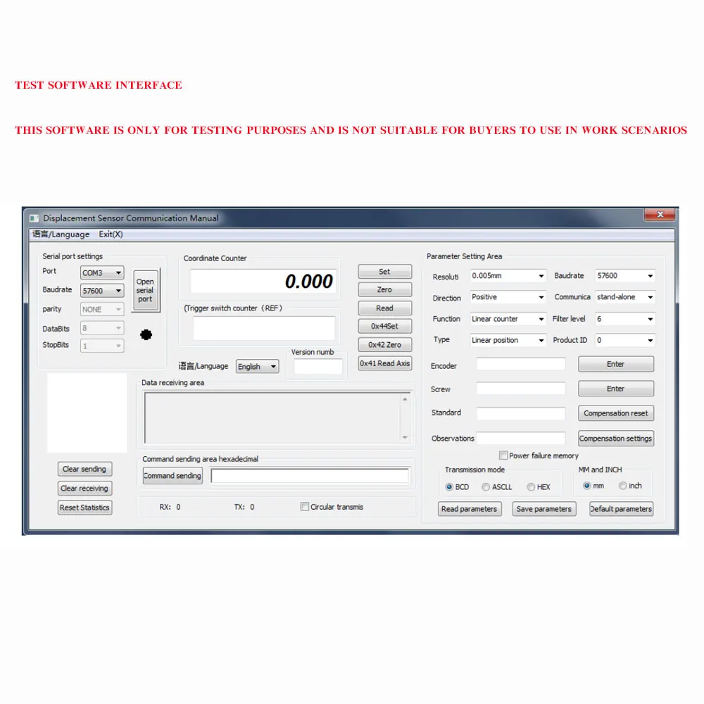 Imagem -06 - Codificador de Ângulo de Escala Linear Régua de Grade Conversor de Módulo de Comunicação Sinal de Pulso Ttl a b para Comunicação Rs485