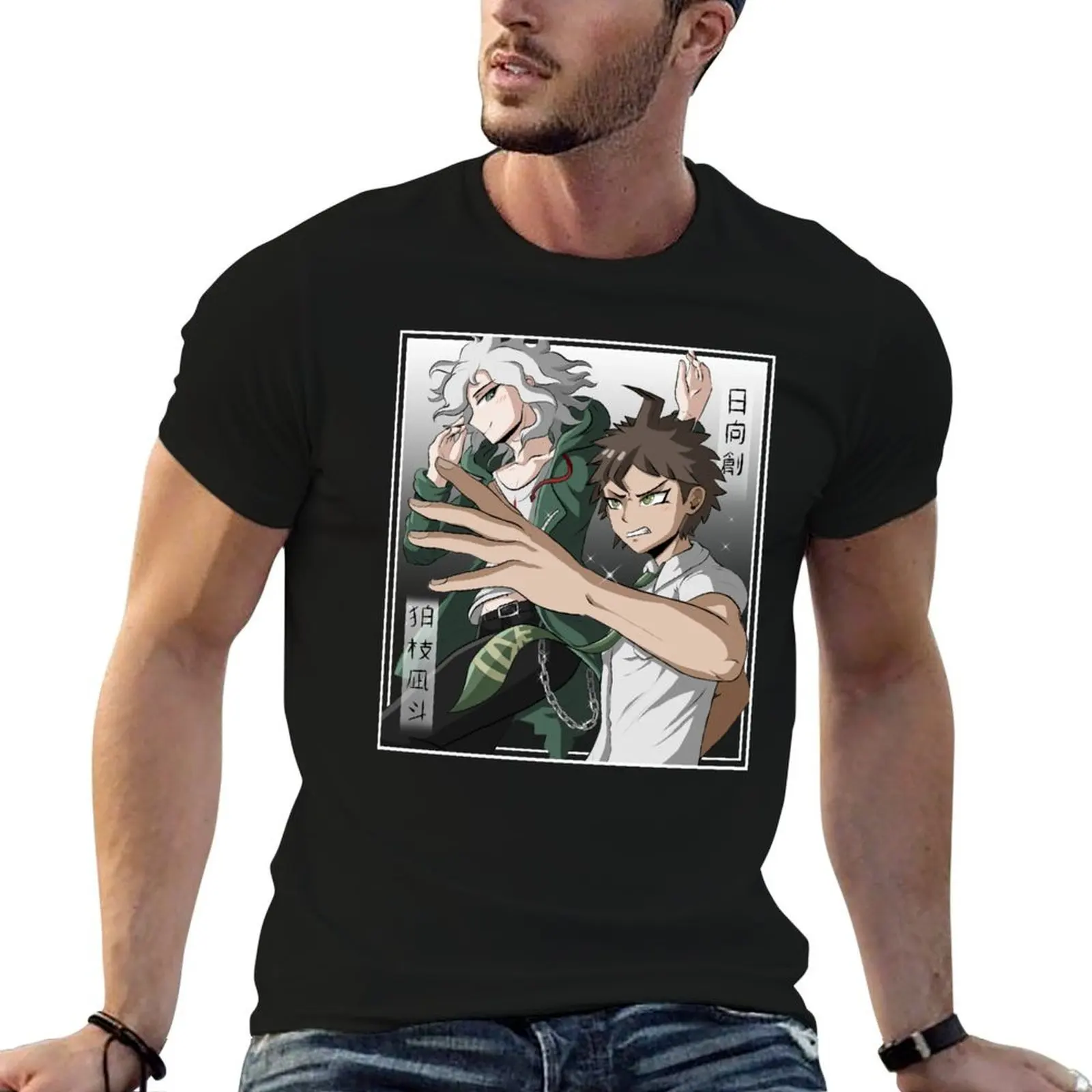 

Nagito Komaeda and Hajime Hinata - Color T-Shirt funny t shirts dark humor funny t shirts cotton T-Shirt
