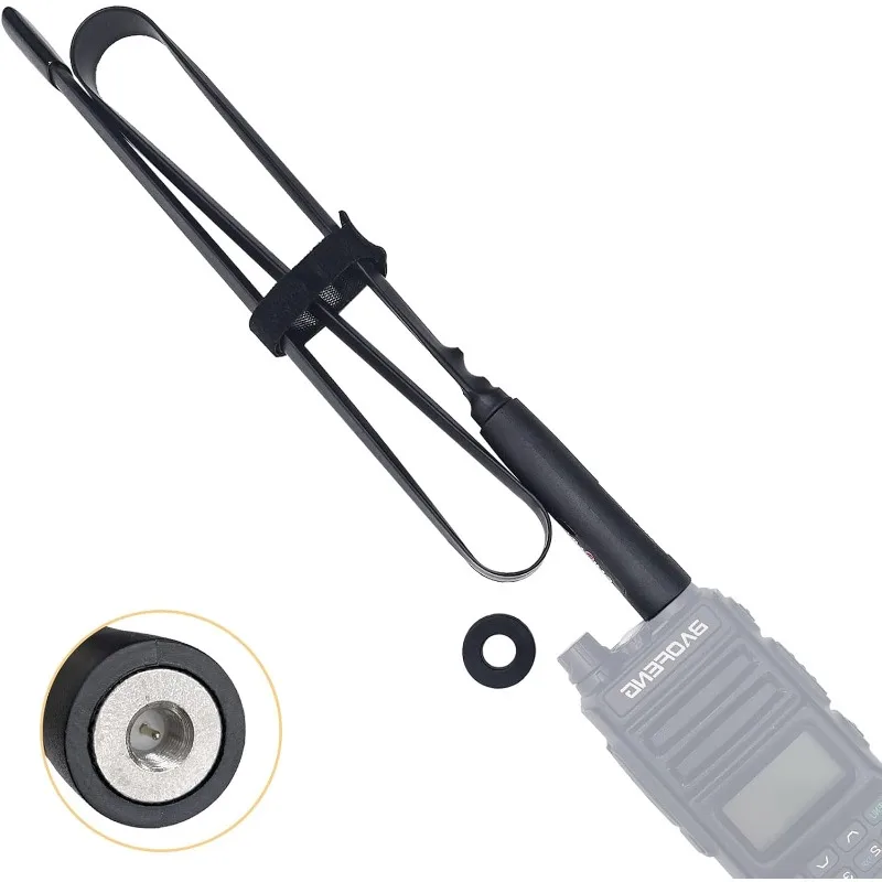 Walkie-Talkie Foldable CS Tactical Antenna SMA-Male VHF/UHF 144/430Mhz 33/47/79/108cm for Motorola Yaesu Wouxun TYT Two Way Radi