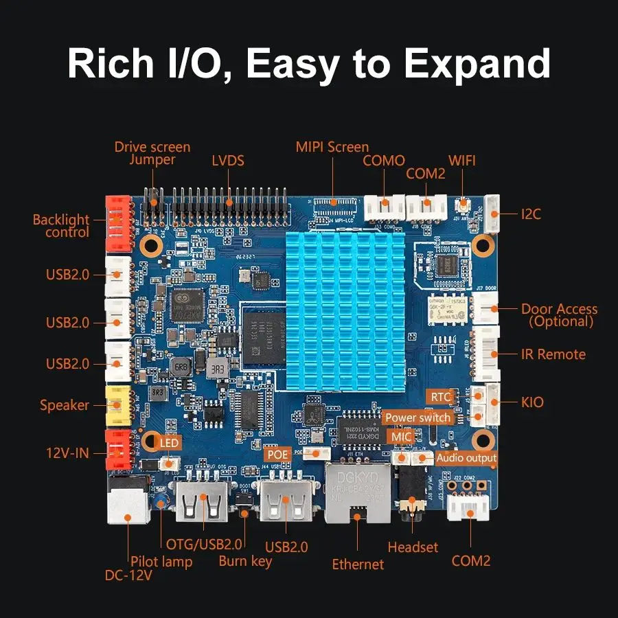 Imagem -05 - Liontron-allwinner A133 Linux Development Board Open Source Maker Vending Machine pk Raspberry pi Orange pi Linux Mainboard