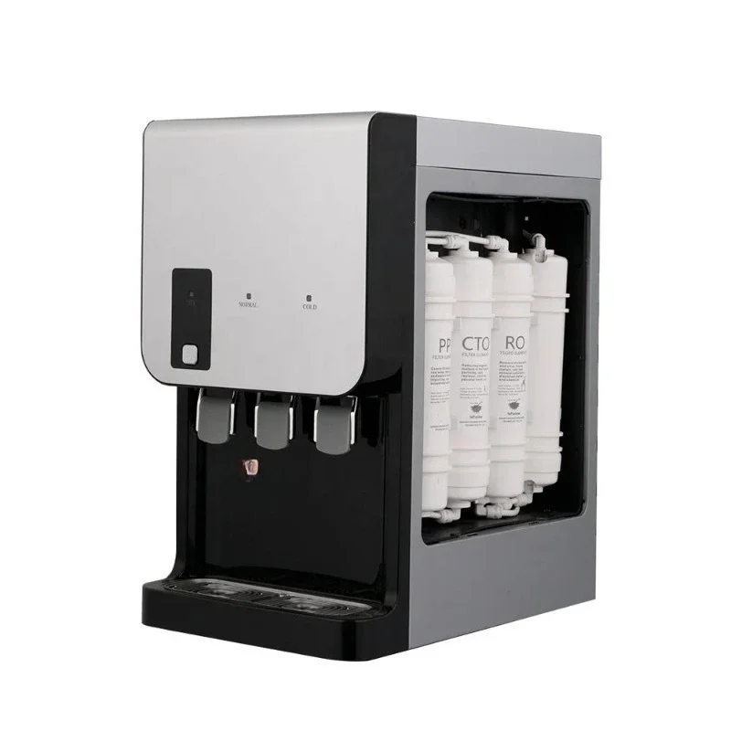 

The most popular 4-level smart reverse osmosis counter desktop water dispenser purifier hot and cold