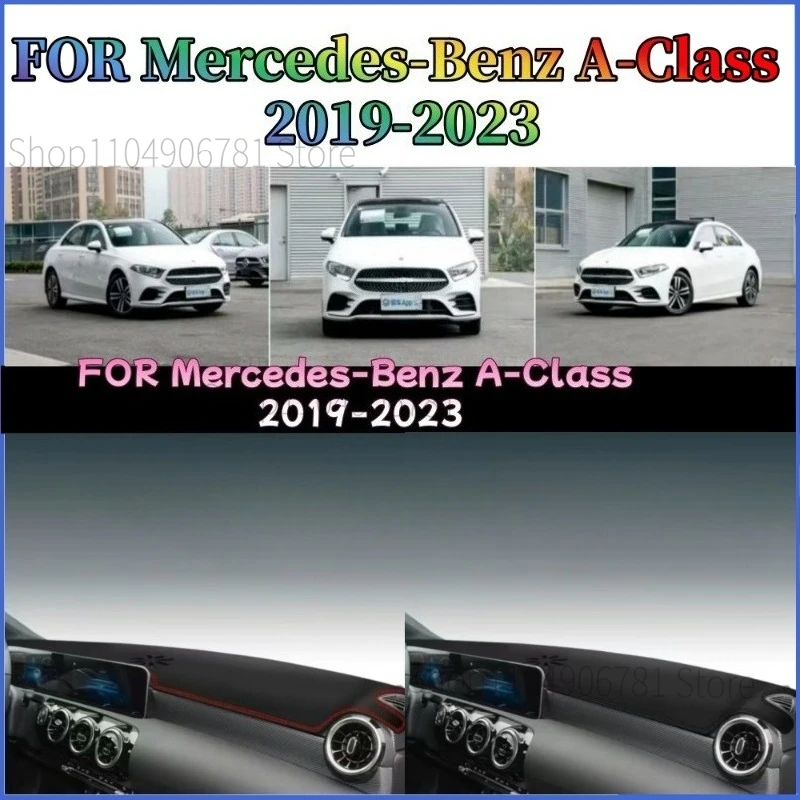

ДЛЯ Mercedes-Benz A-Class ‌ 2019-2023 автомобильный коврик для приборной панели, коврик для приборной панели, солнцезащитный козырек, чехол для приборной панели, аксессуары для ковров