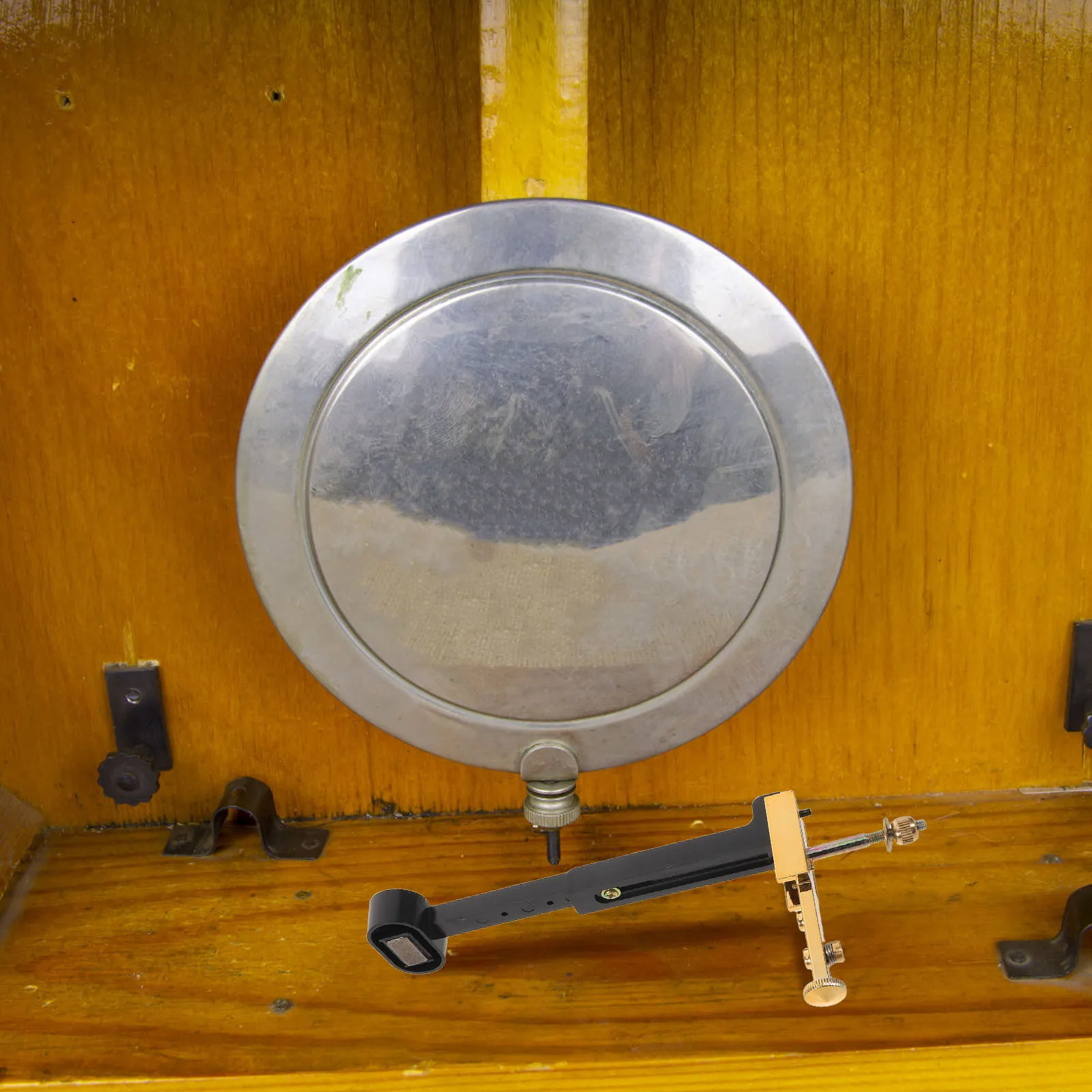 

Elegant Pendulum Clock Stand 48 Inch High Handcrafted with Intricate Carvings and Gold Trim Perfect for Classic Decor