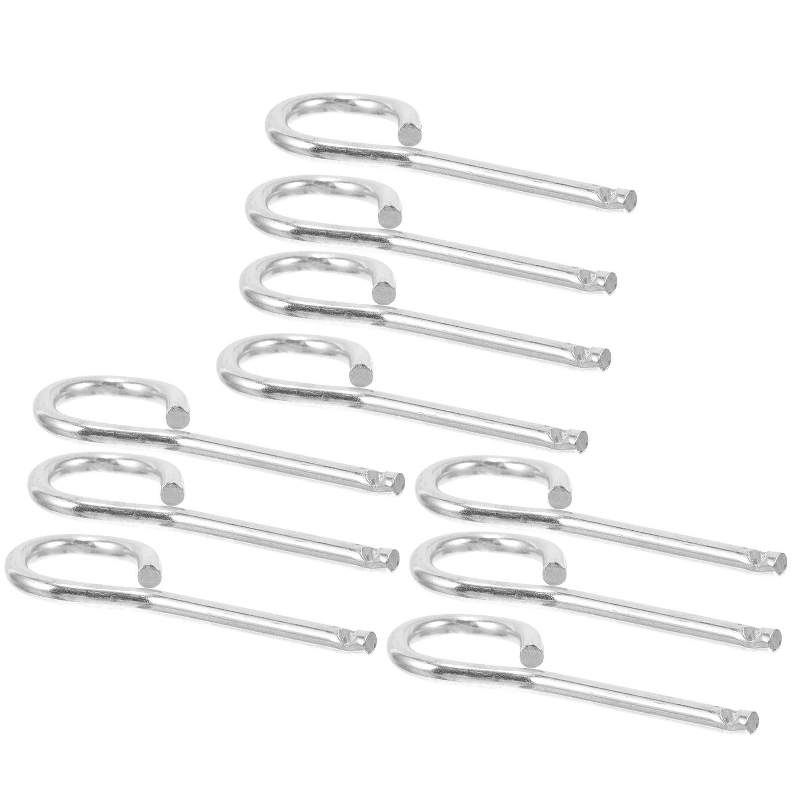 10 Pcs Hangers Labels Fire Extinguisher Latch Safety Pin for Metal Lock Pins Ladder Replacement Pull Extinguishers Child