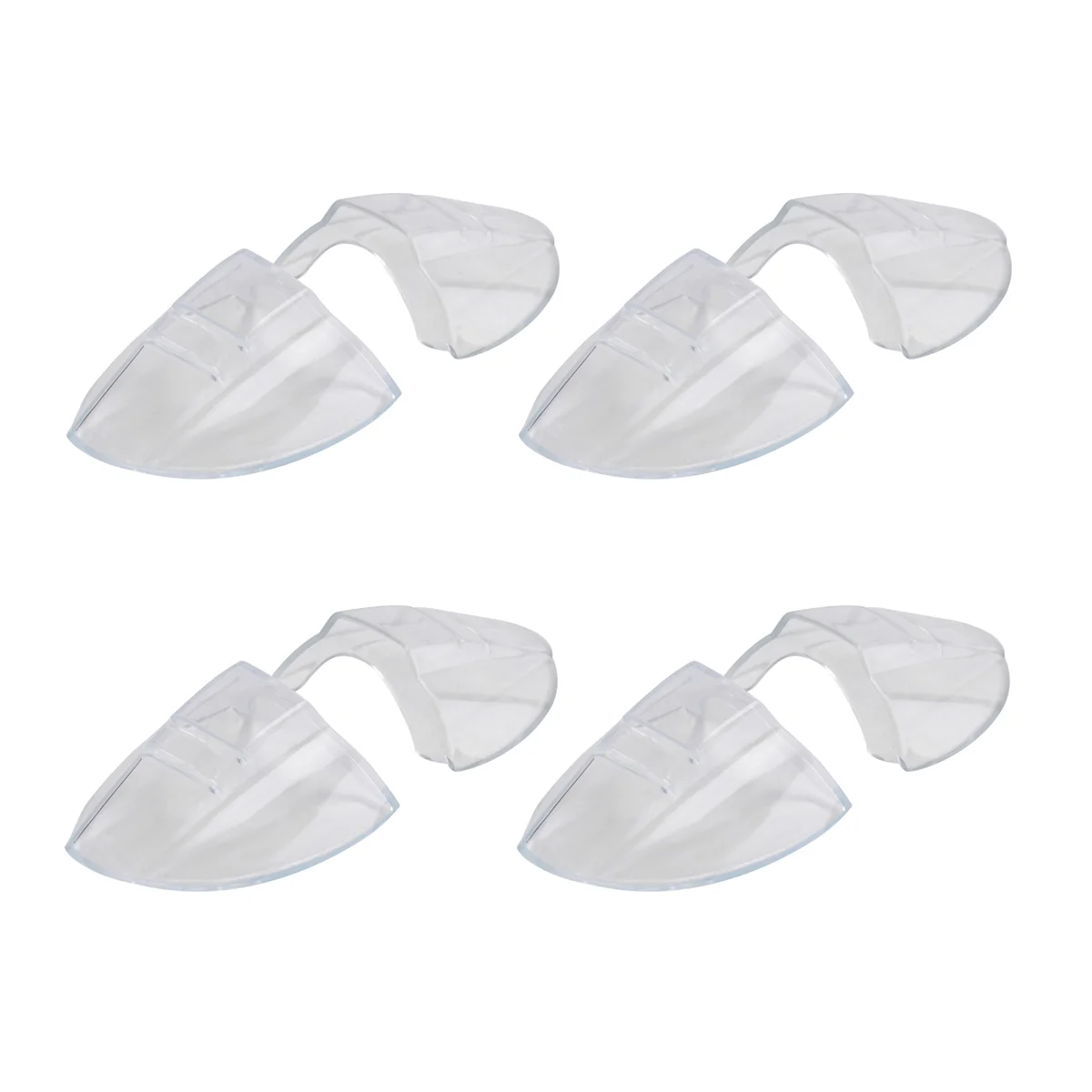Eye Glasses Side 4 Pairs Eye Glasses Side Slip on Clear Side Shield for Safety Glasses
