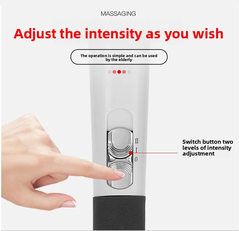 ค้อนนวดสั่นสะเทือน เครื่องนวดแบบเคาะอย่างอ่อนโยน คอตึงจากการนั่งนาน ค้อนนวดช่วยบรรเทาอาการ