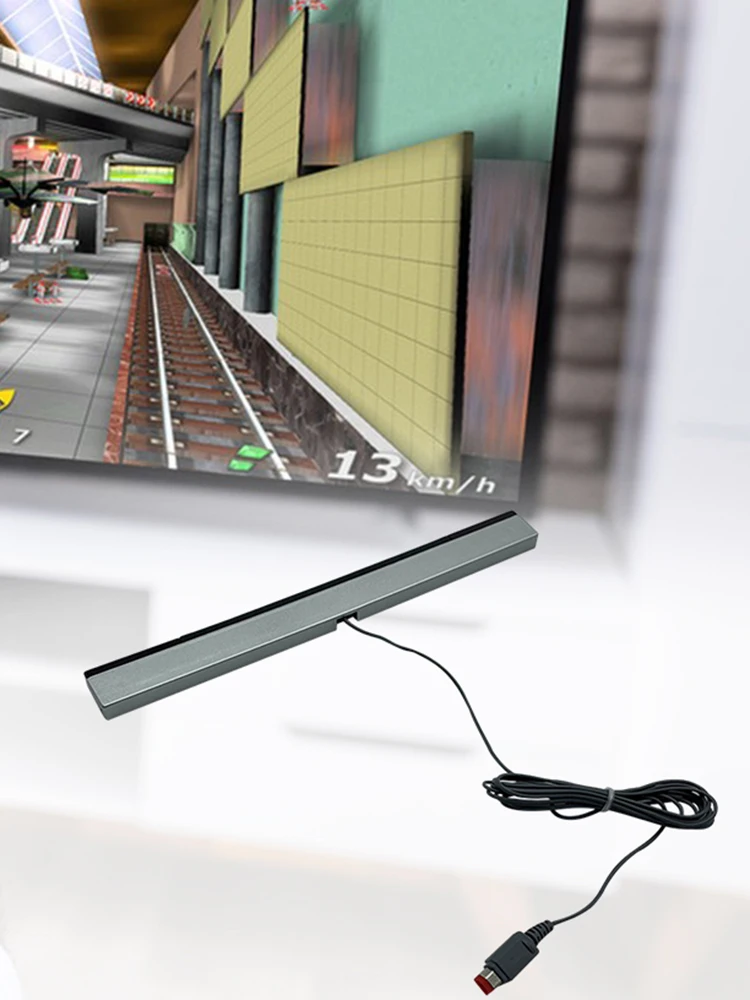 Pour Wii Wiiu barre de capteur de jeu avec rallonge USB infrarouge filaire capteur de mouvement à distance récepteur rayon de Signal IR pour Nintendo Wil