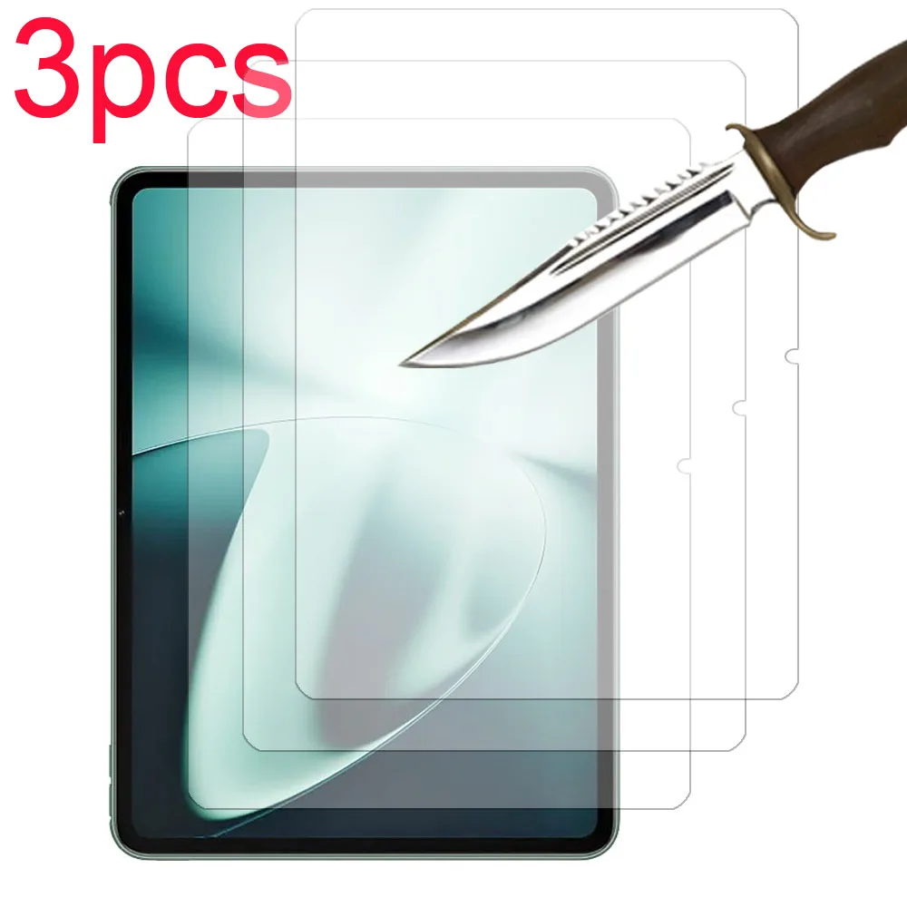 

3PCS for ONEPLUS PAD 11.61'' 2023 Tempered Glass screen protector 3 packs protective tablet film HD Antiscratch