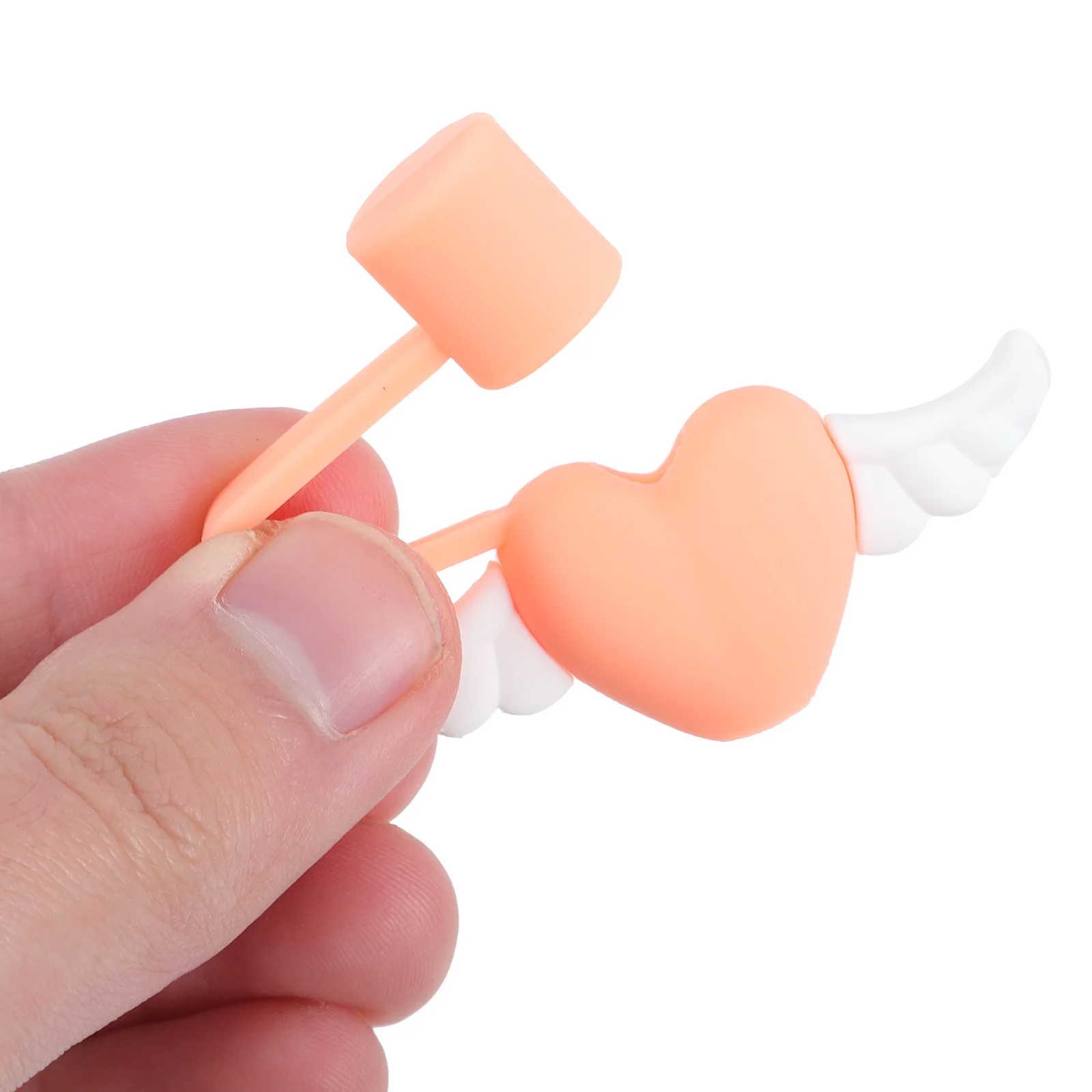 

6Pcs Silicone Straw Covers Cute Reusable Straw Tips Protector for Tumblers Drinking Straws Caps Party Favors Decor