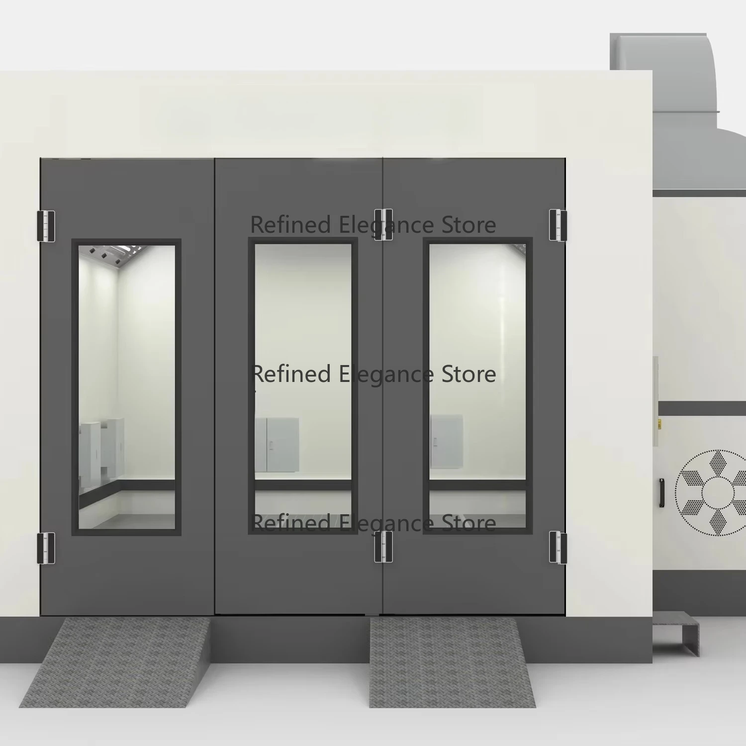 37KW LX-D2 Spray Booth for Cars Specialized Heating CE Certified 10000m3h